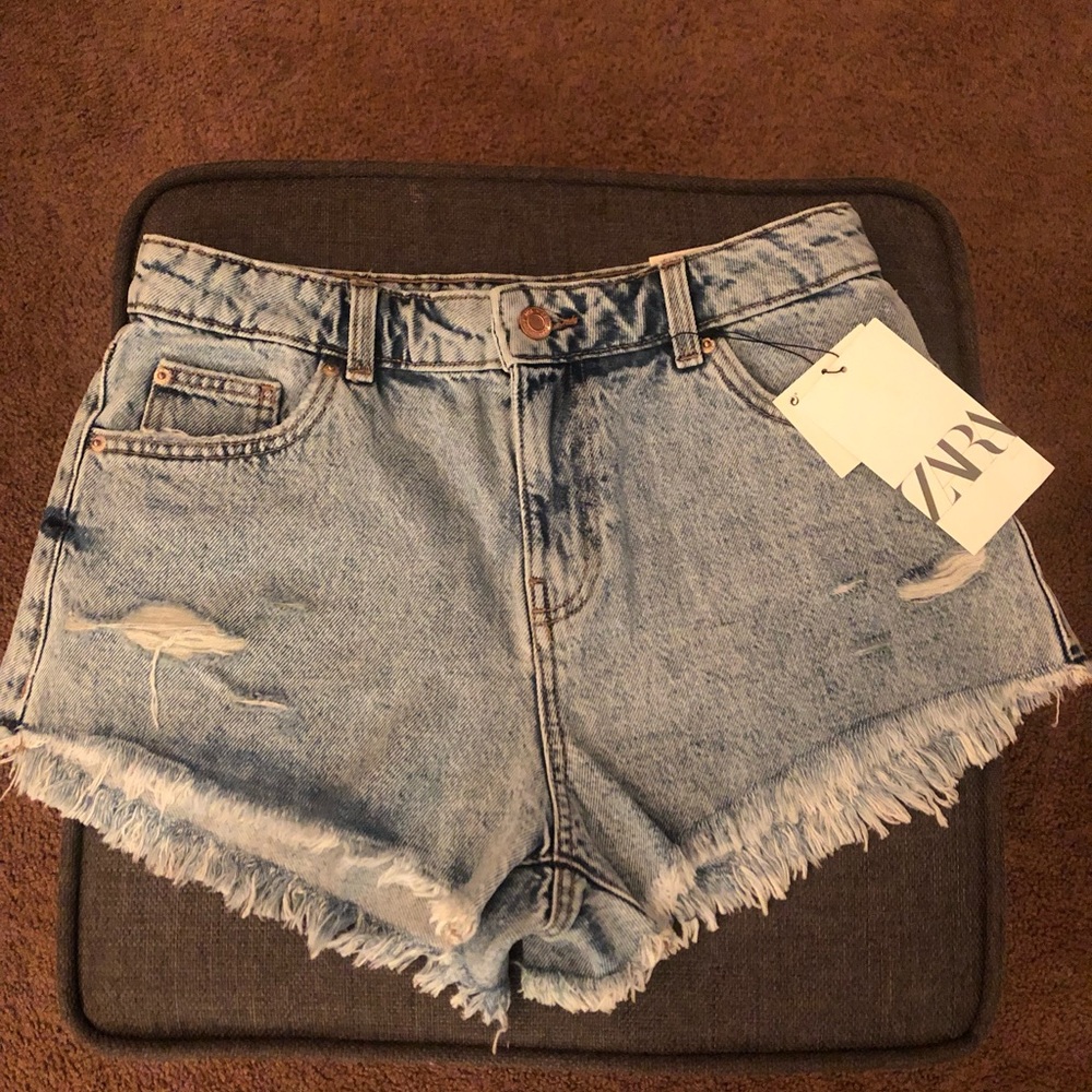 Zara high rise mini short